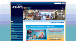 Desktop Screenshot of milanocolor.com